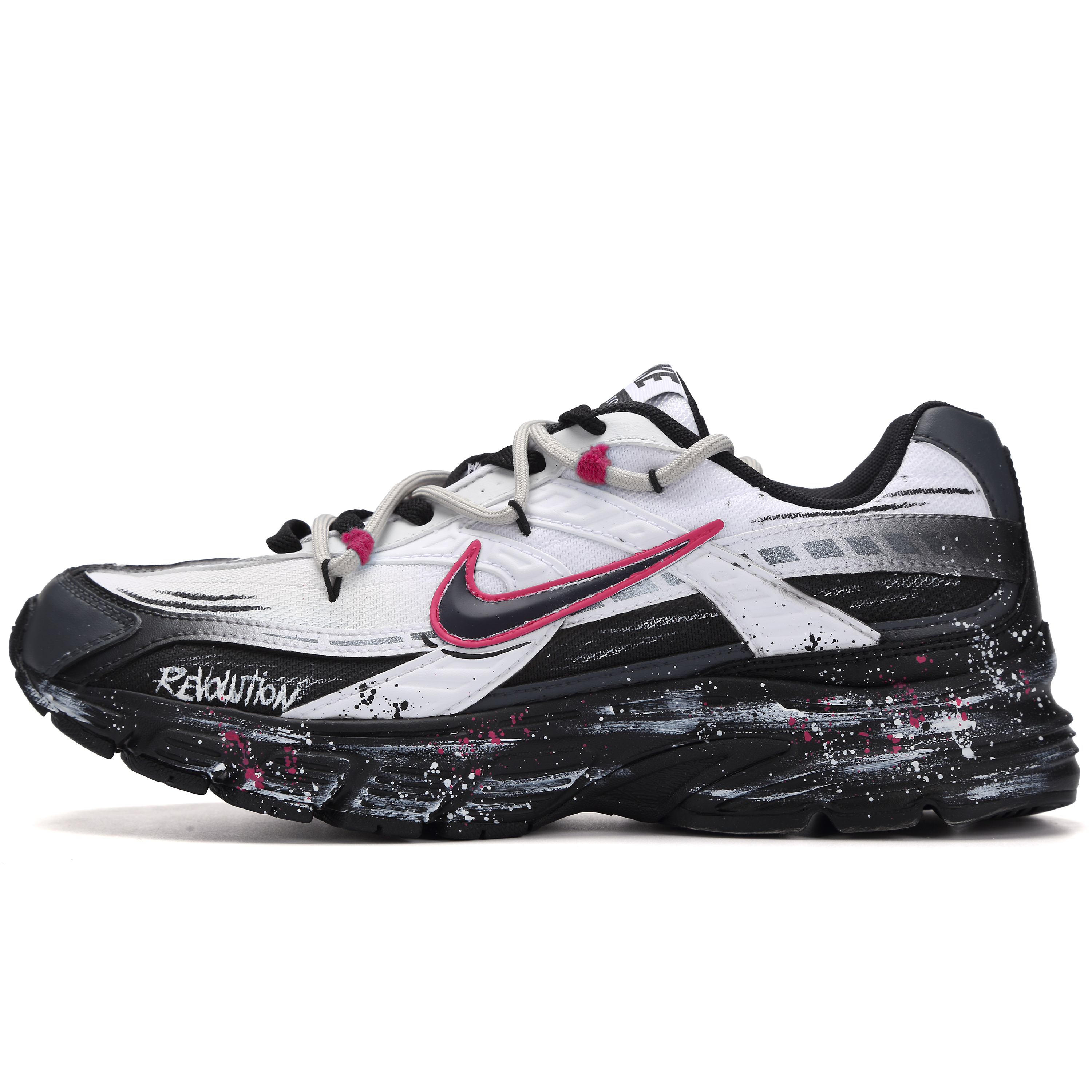

Nike Кроссовки Initiator Low Top Casual City Commute для бега по городу, мужские, черно-красные