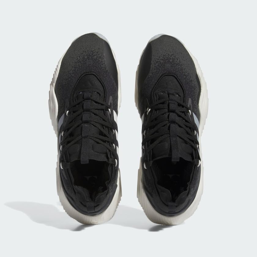 Кроссовки Adidas для взрослых, унисекс, модель Trae Young 3 Low, белый/черный — фото 2