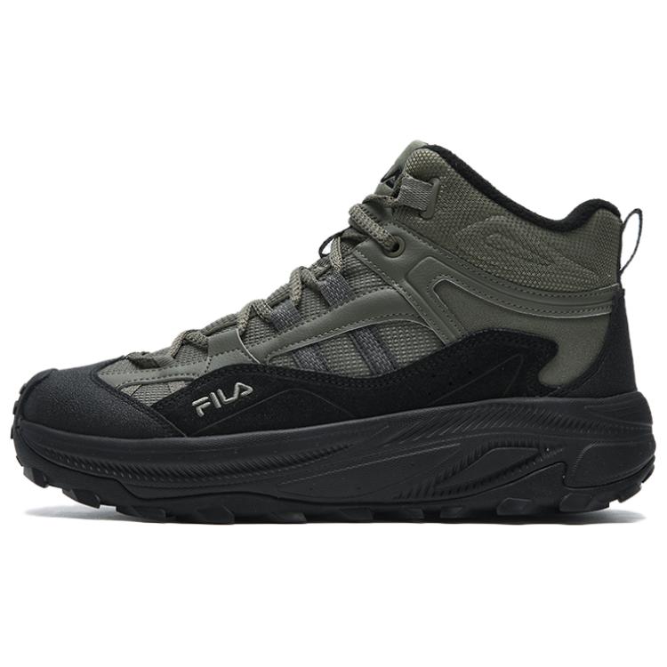 

Кроссовки TREK 2 Cushioning, Abrasion Resistant, Thermal Coverage Mid top Casual Shoes Men's FILA, оливковый/черный