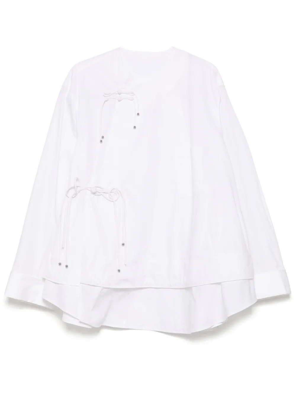 

Рубашка с кулиской JNBY, белый