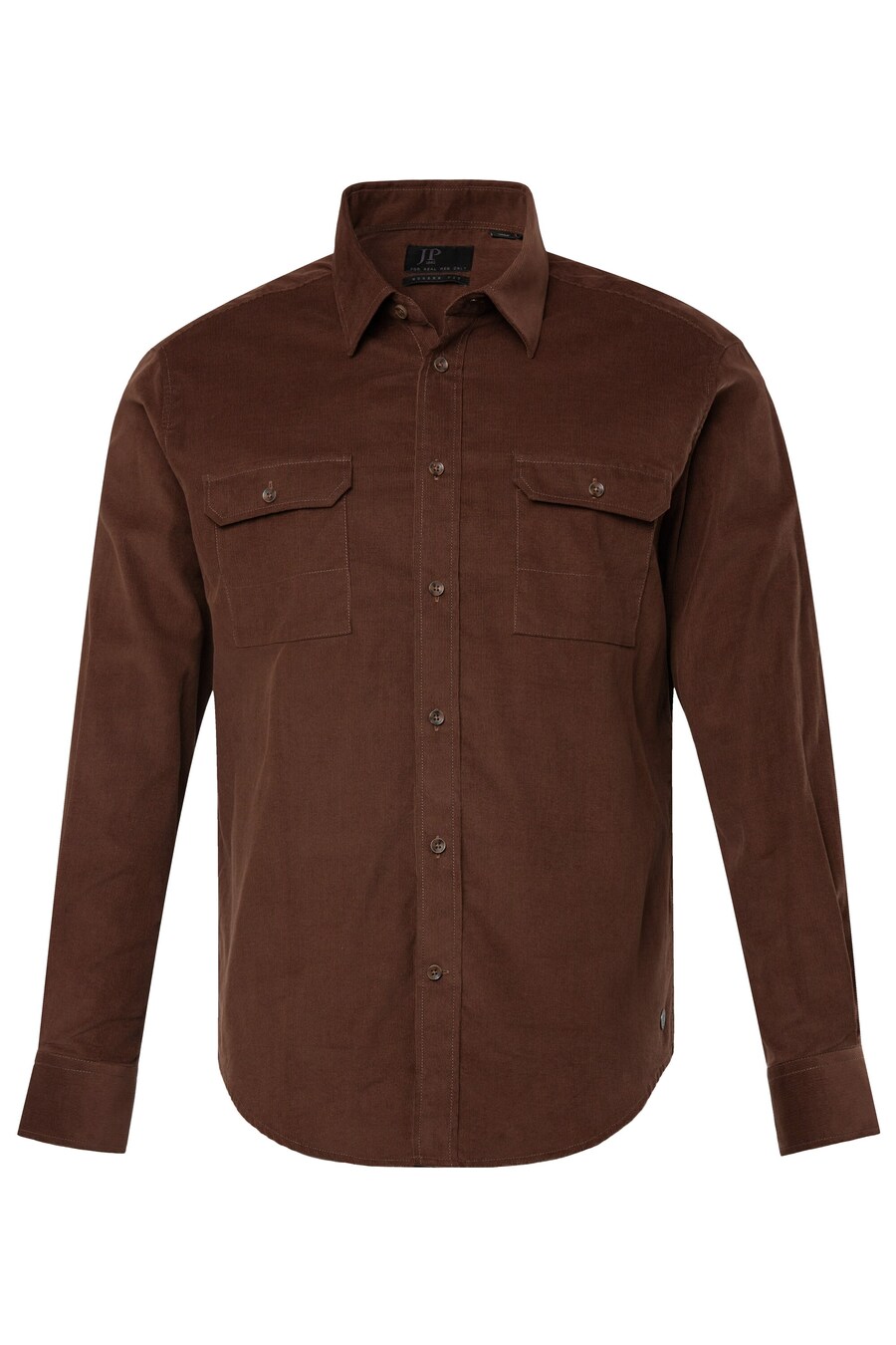 

Рубашка на пуговицах классического кроя JP1880, Brown