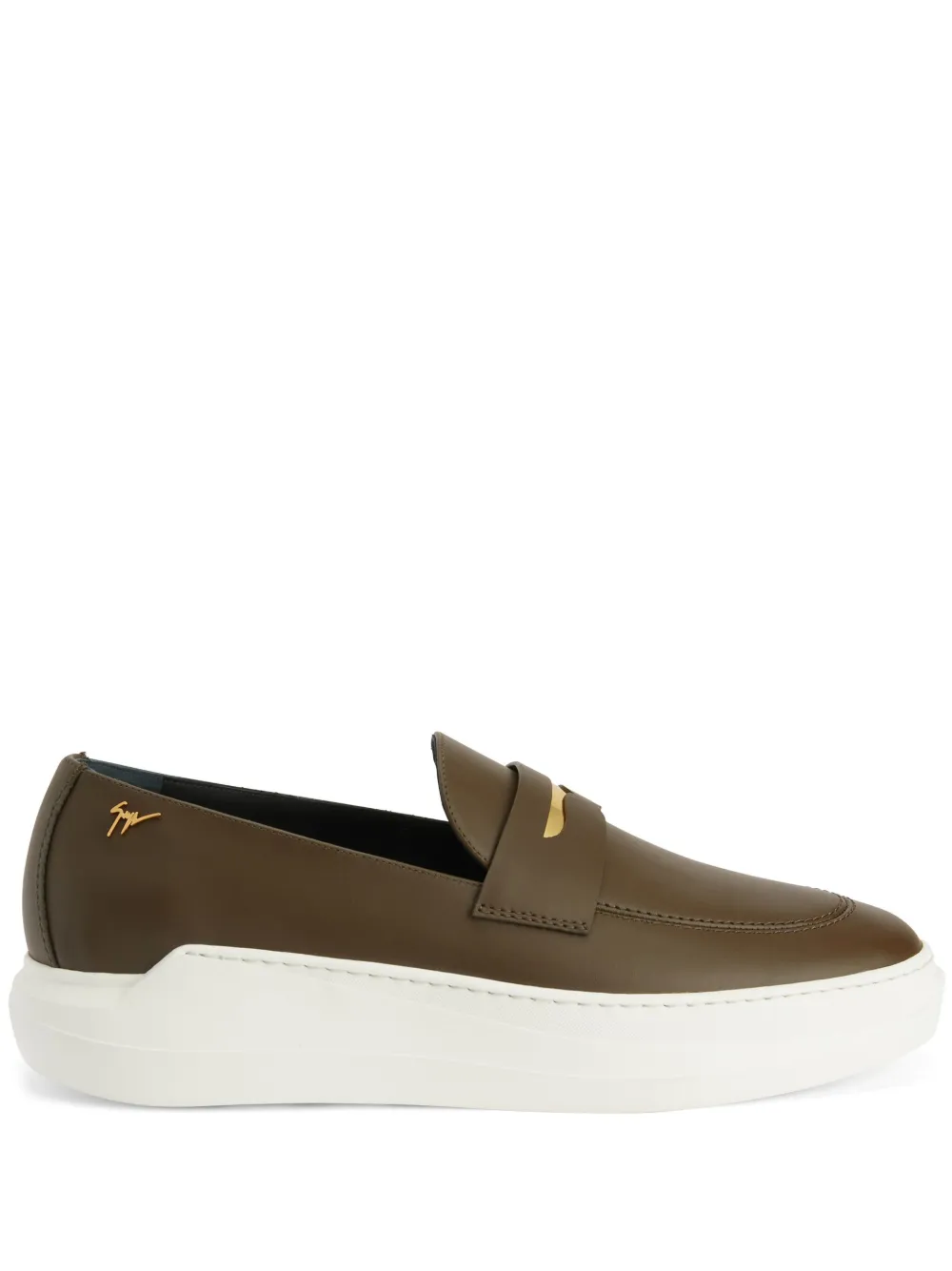 

Лоферы New Conley Giuseppe Zanotti, зеленый