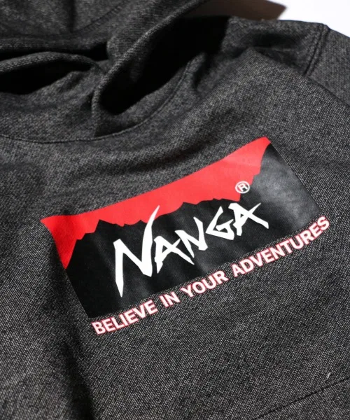 Детская толстовка с капюшоном NANGA ECO HYBRID BOX LOGO — фото 4