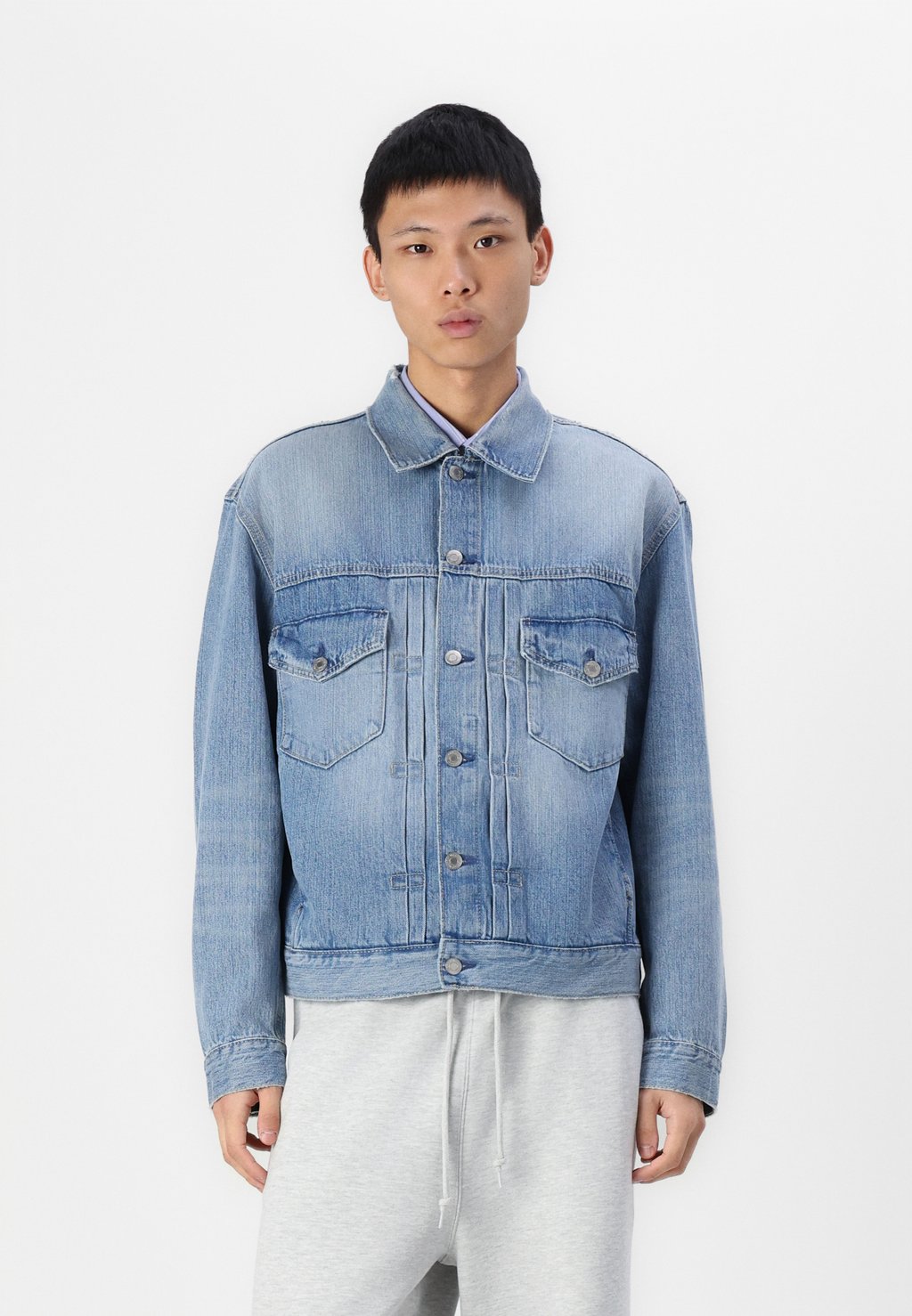 

Джинсовая куртка RELAXED JACKET UNISEX Weekday, синий