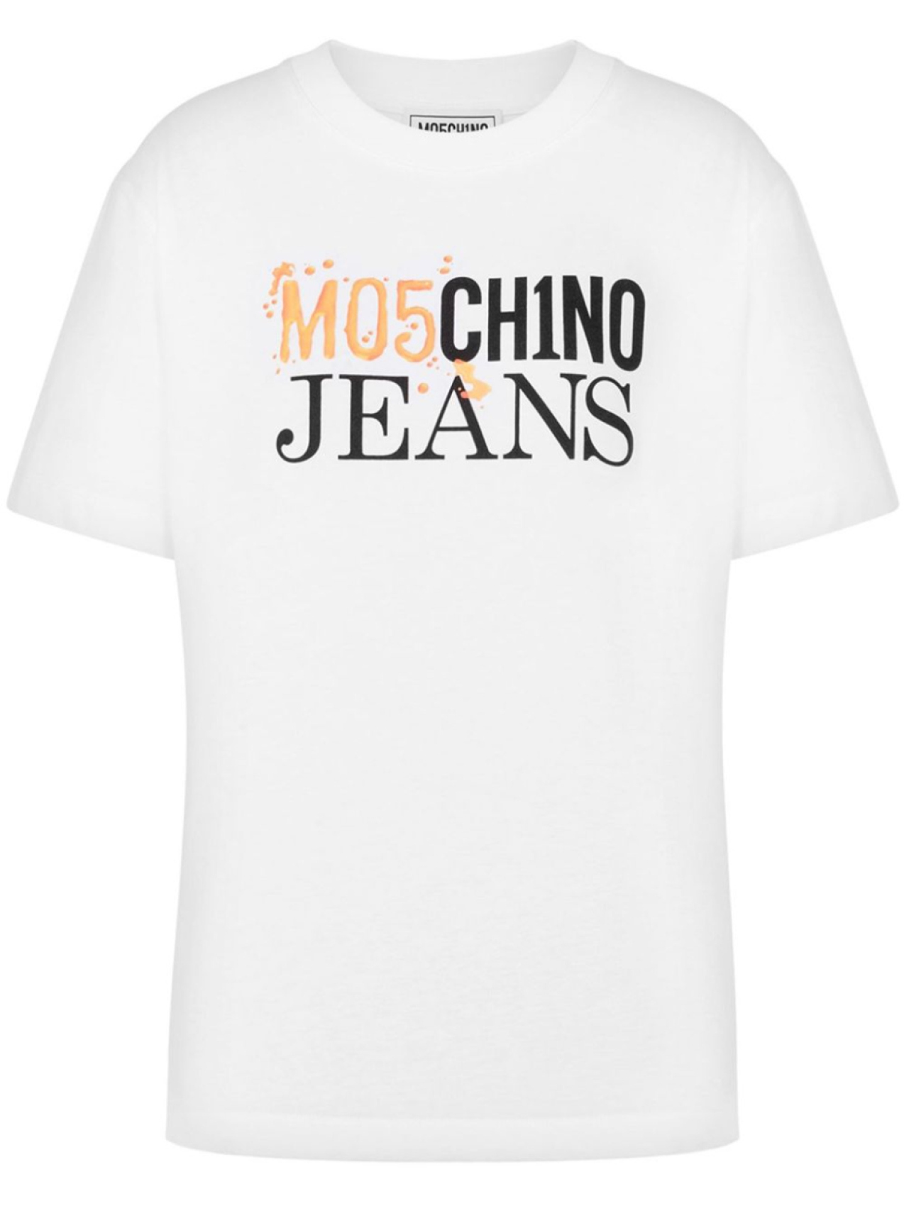 

MOSCHINO JEANS футболка с логотипом, белый
