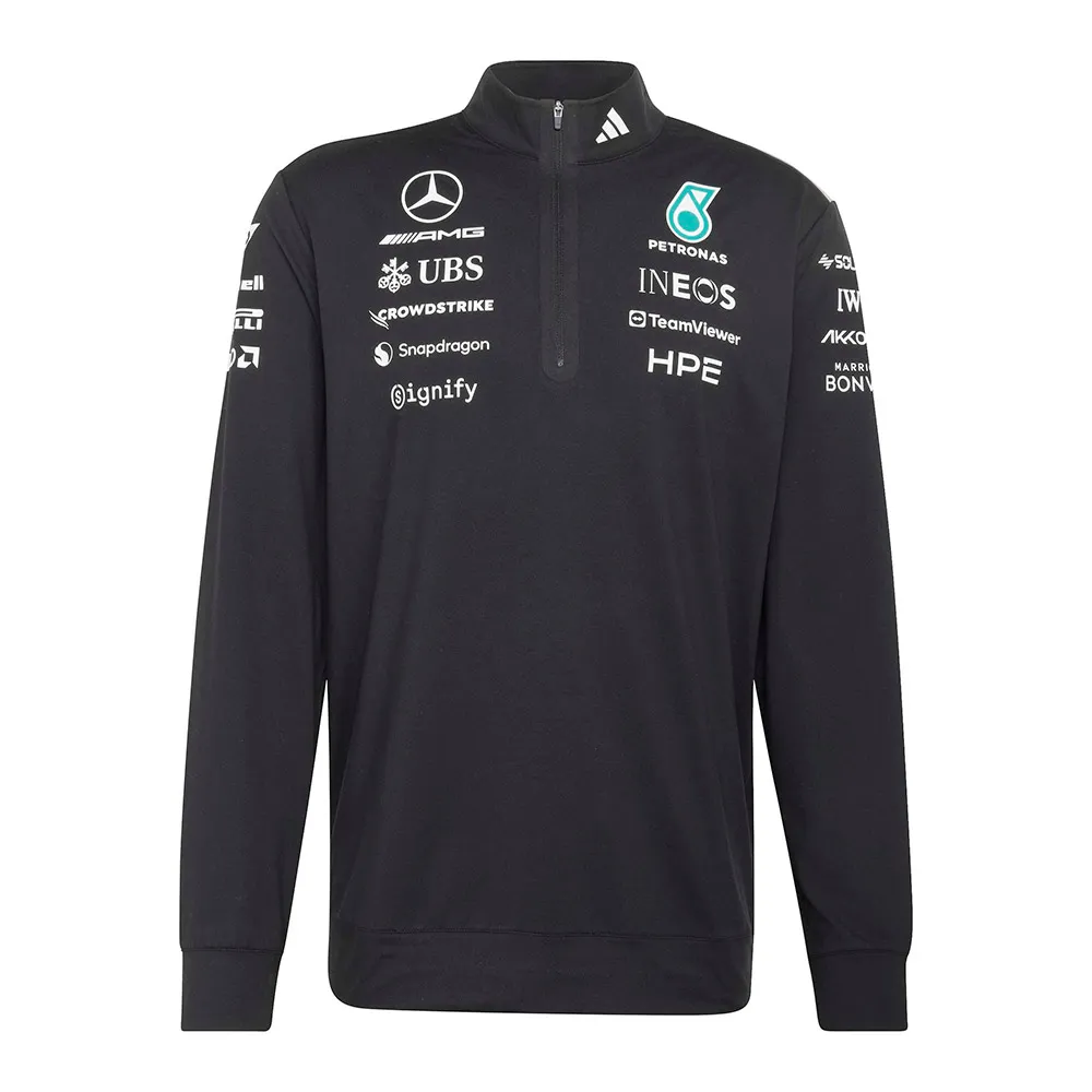 

Толстовка adidas Mercedes-AMG Petronas F1 Team Engineers с половинной молнией, черный