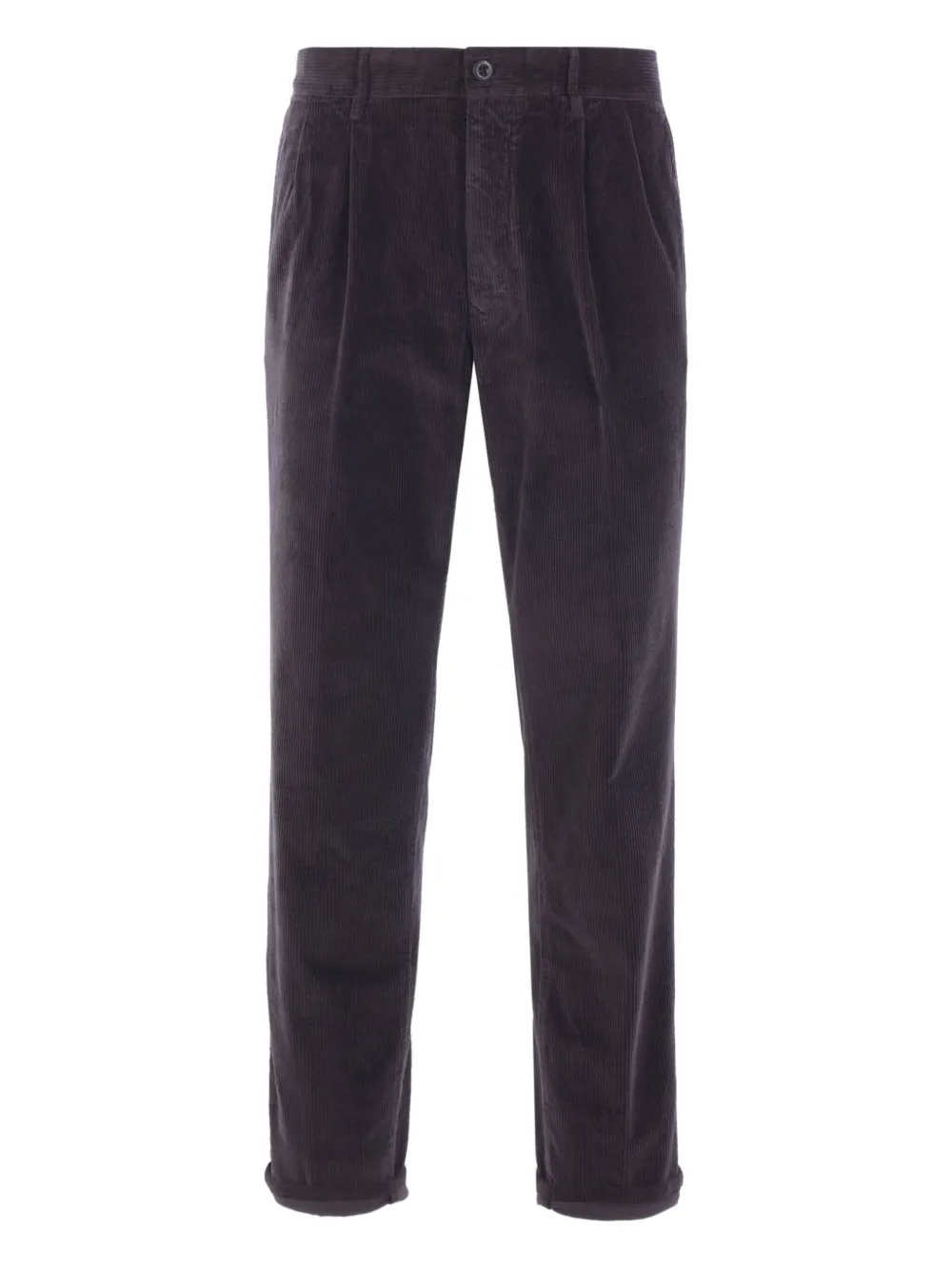 

Брюки из вельвета прямого кроя Incotex, фиолетовый