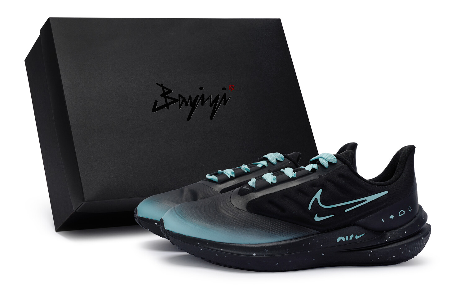 

Кроссовки Zoom Winflo 9 мужские низкие голубые Nike