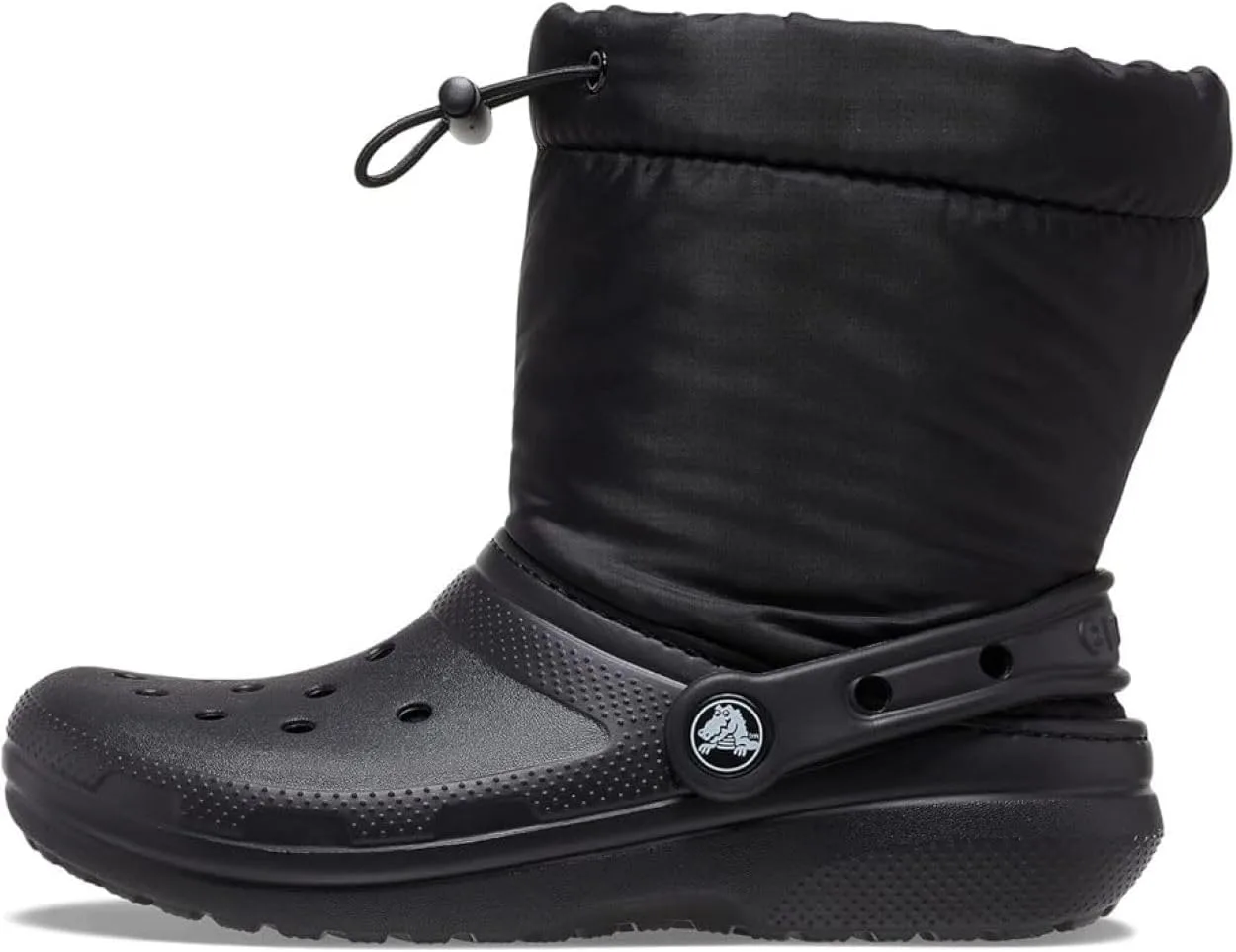 Crocs Unisex Classic Lined Neo Puff Boot Snow Boots, черный — фото 4