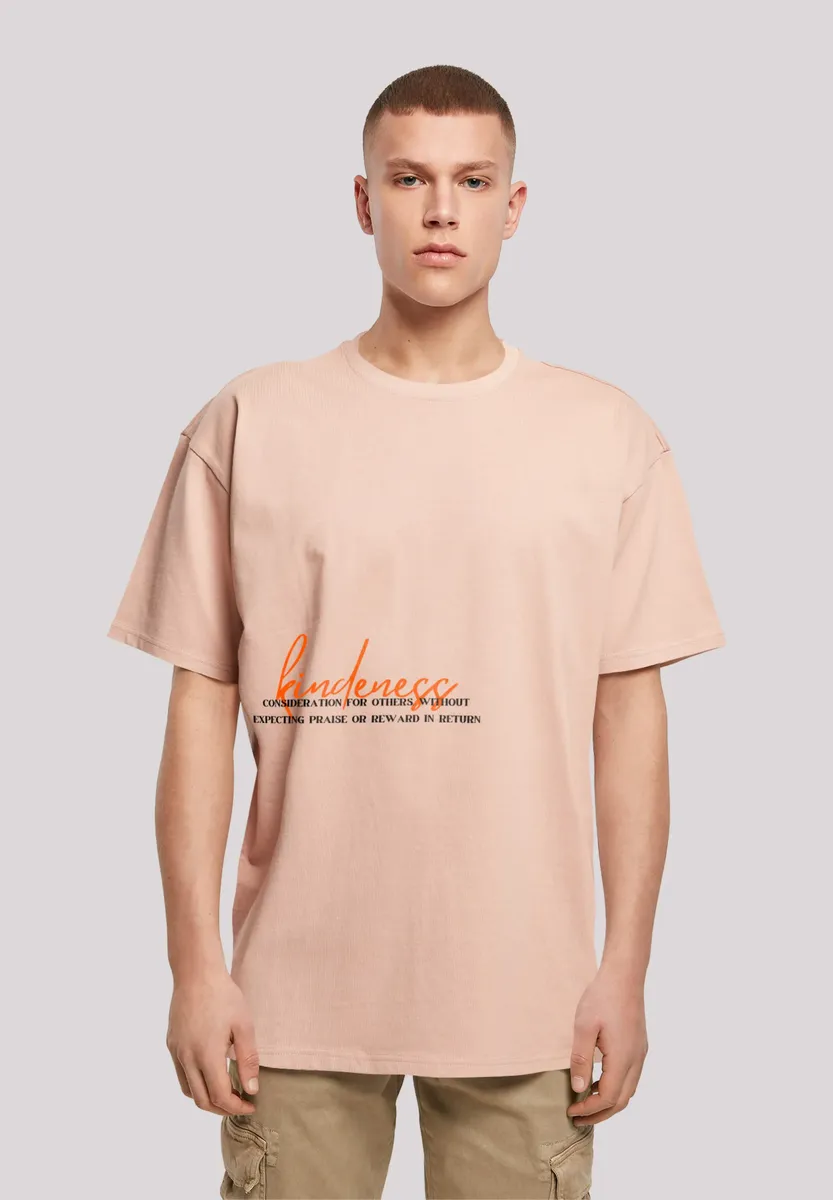 

F4NT4STIC Футболка "kindness OVERSIZE TEE", принт, цвет Amber
