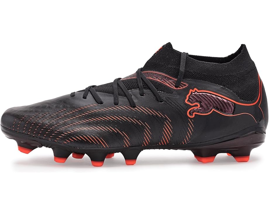 Мужские бутсы PUMA Future 9 Pro Firm Artificial Ground, Black/Glowing Red/Strong Gray — фото 4