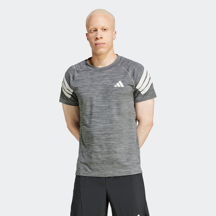 

Рубашка performance ADIDAS PERFORMANCE Gym+, пятнистый черный