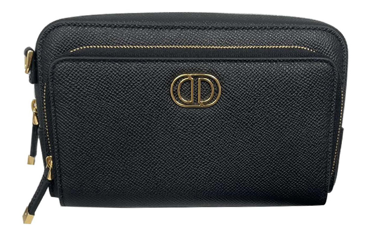 

DIOR Сумка для фотоаппарата Caro из коровьей кожи, сумка через плечо, сумка-трубы унисекс, черная