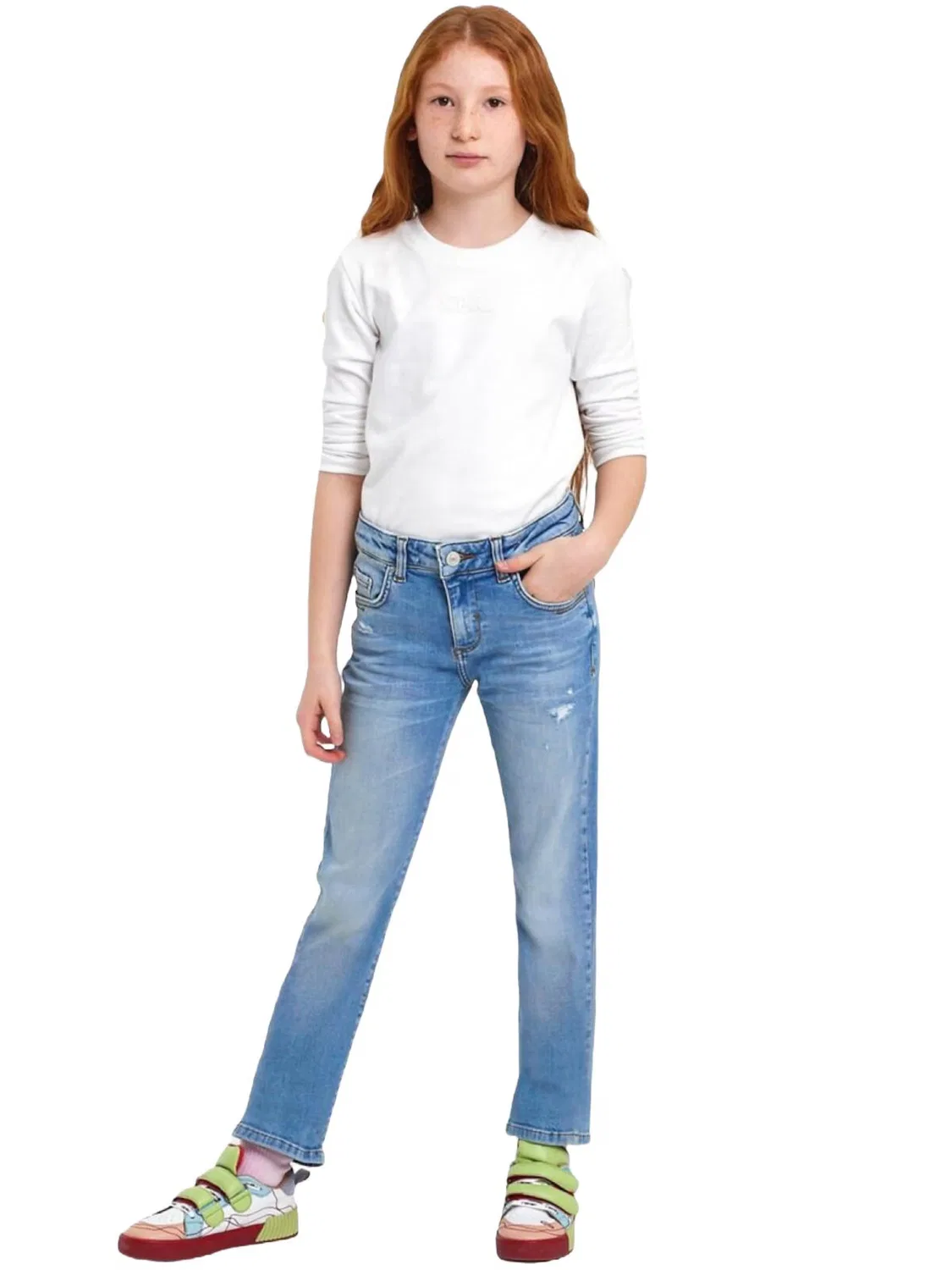 Джинсы LTB Jeans синего цвета — фото 3