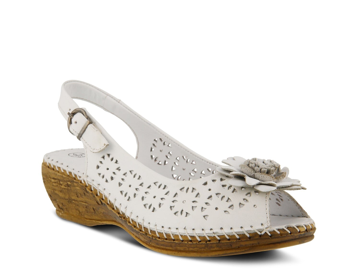 Сандалии на танкетке Spring Step Belford, белый