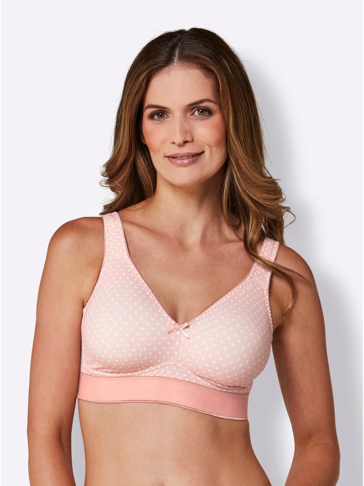 

Удобный бюстгальтер без косточек с пудровым принтом WITT WEIDEN