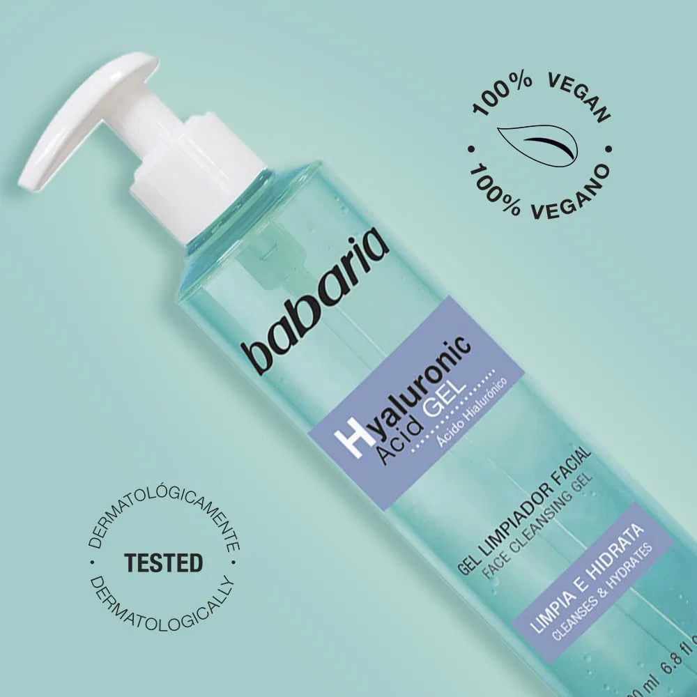 Гель для умывания Babaria — С гиалуроновой кислотой, 200 мл — фото 2