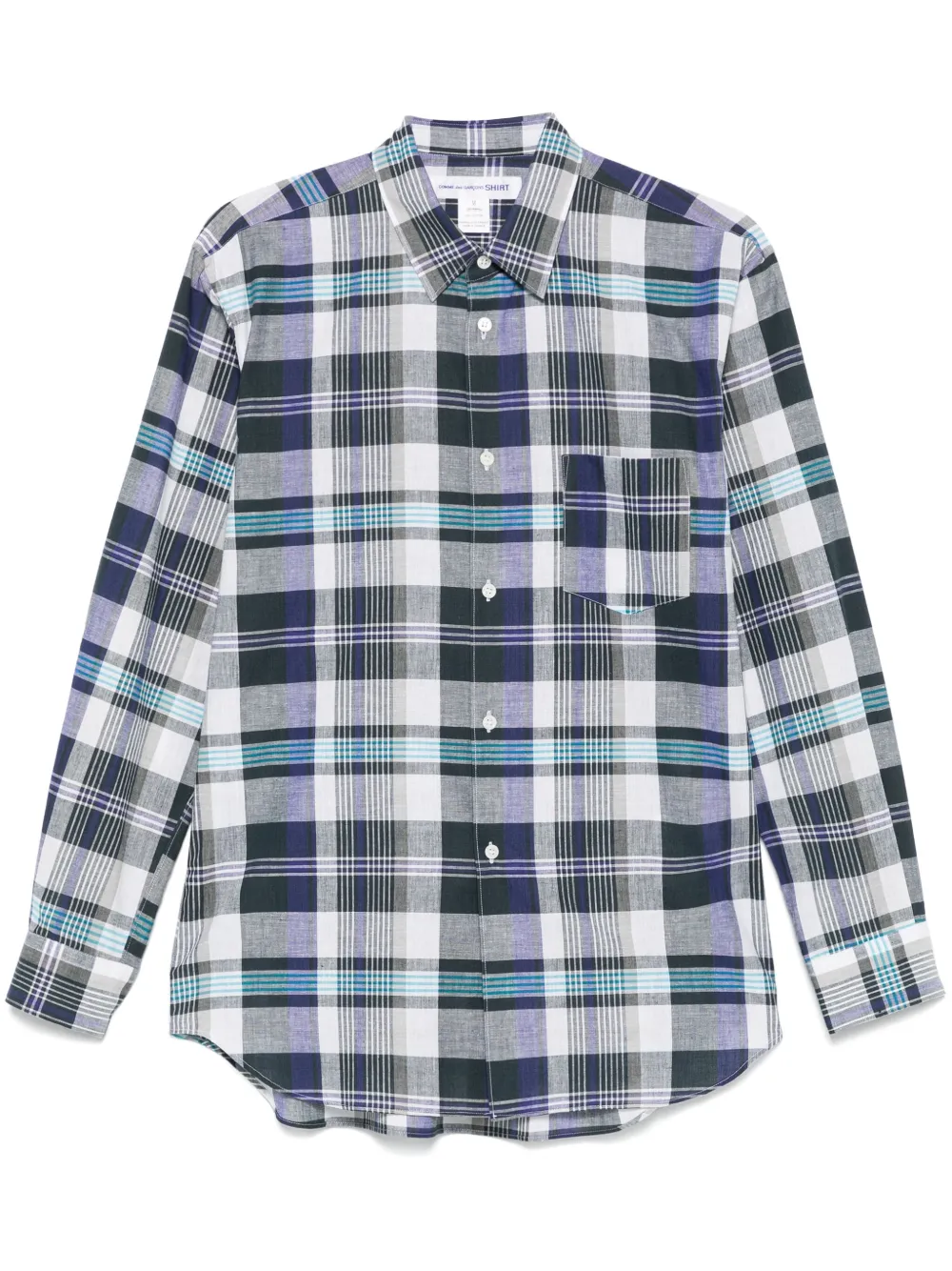 

Клетчатая рубашка Comme Des Garçons Shirt, синий