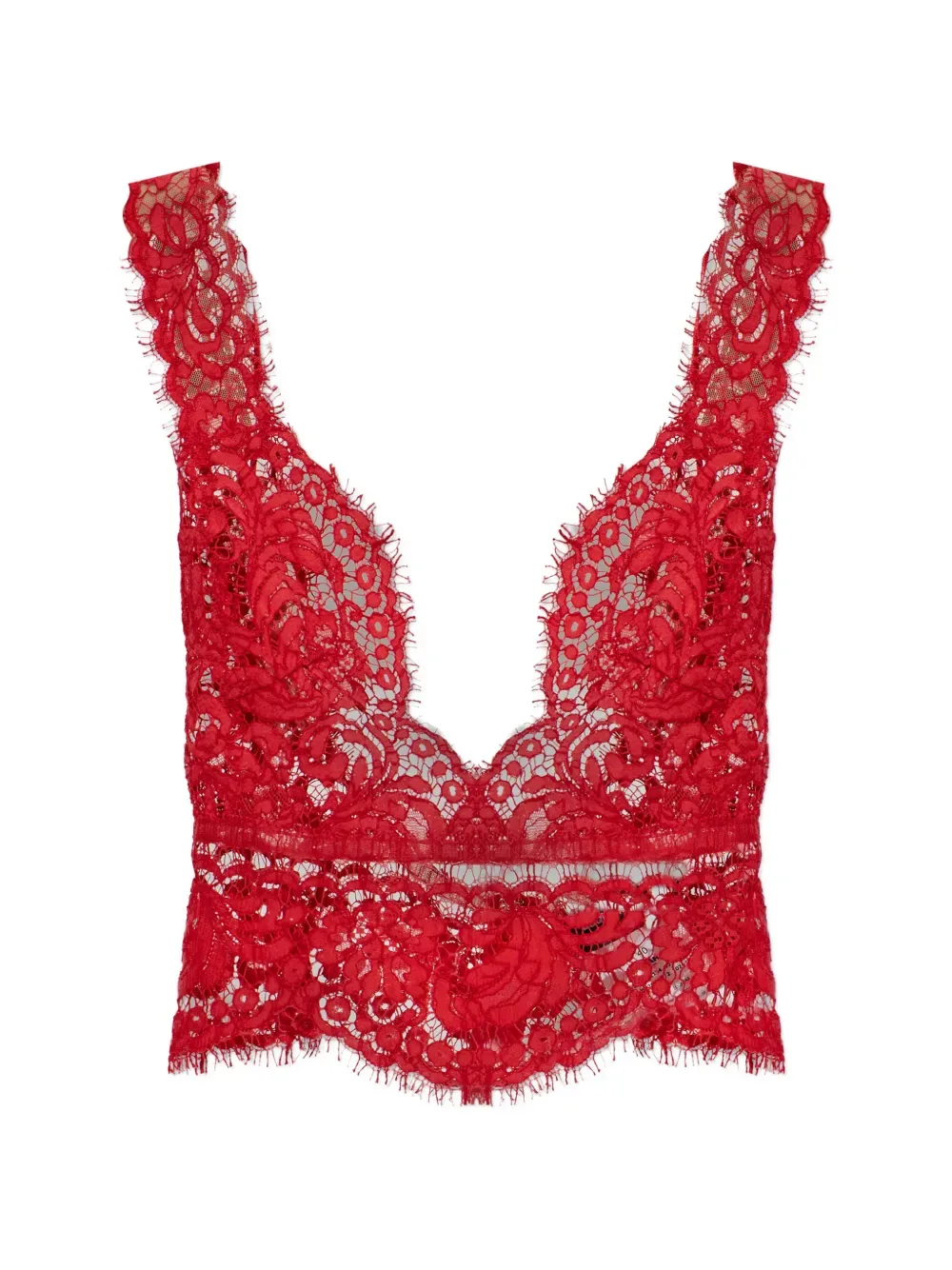Блузка Sophie с кружевом DSQUARED2, красный