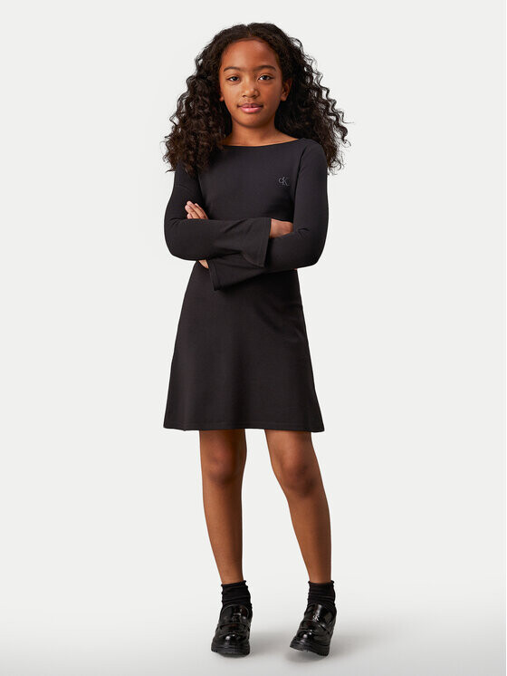 

Повседневное платье slim fit Calvin Klein, черный