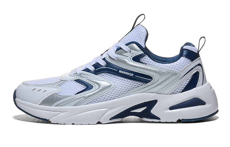 

Кроссовки WARRIOR Lifestyle Shoes Unisex Low-top White Blue Silver, белый/синий