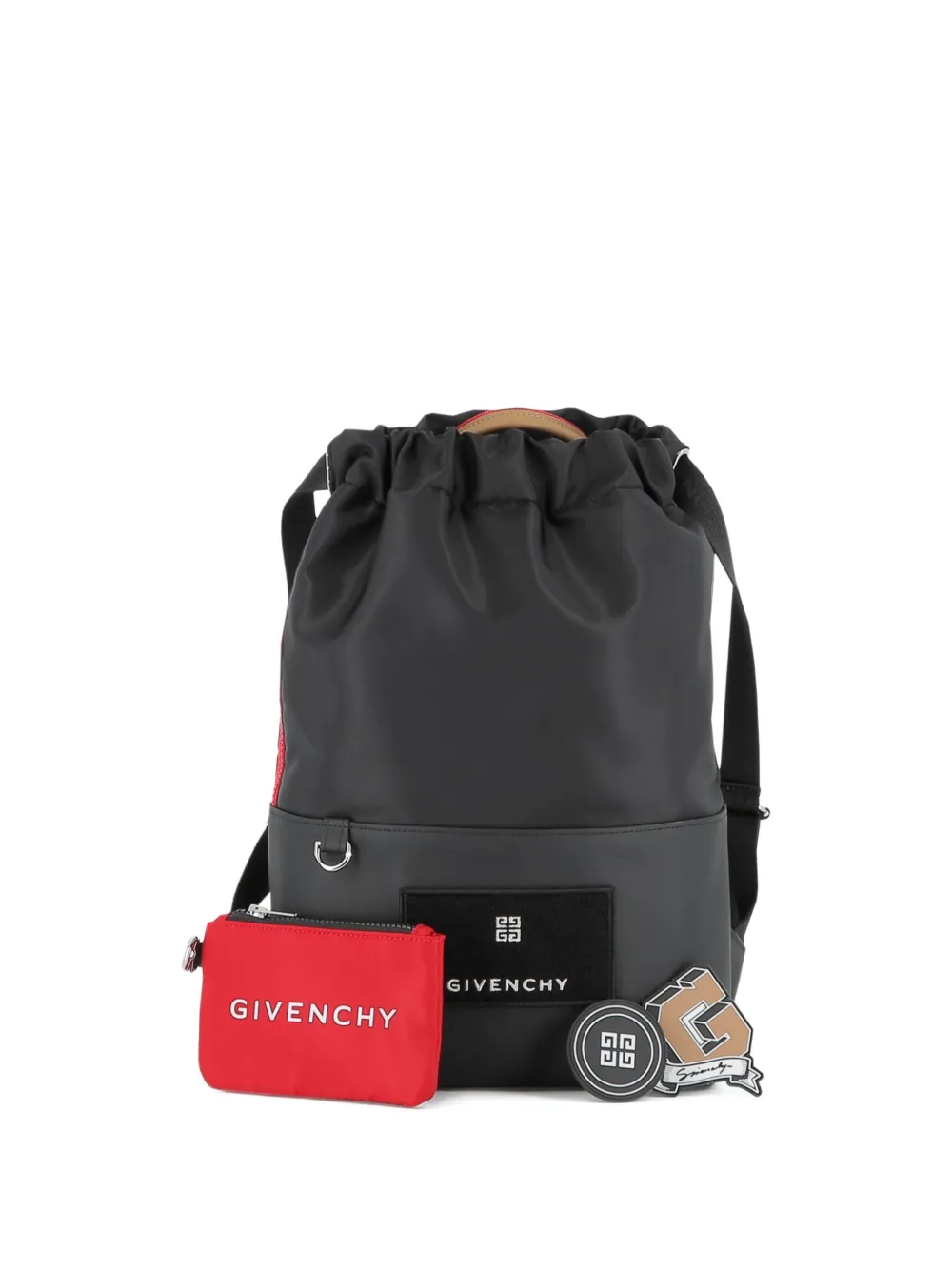 

Рюкзак с кулиской Givenchy Kids, черный