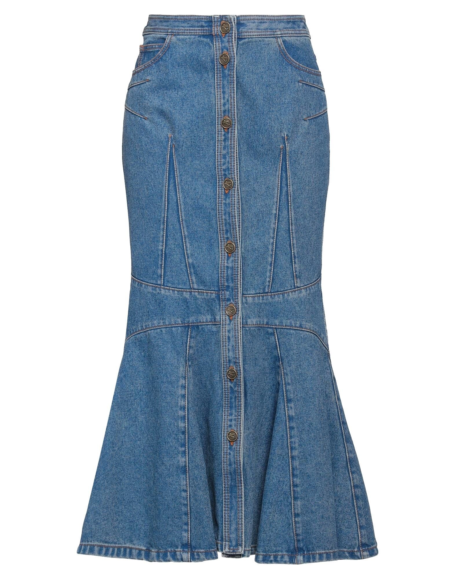 

Джинсовая юбка Etro, синий