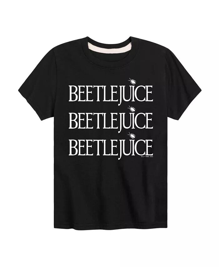 

Футболка с графическим логотипом Big Boys Beetlejuice Hybrid, черный