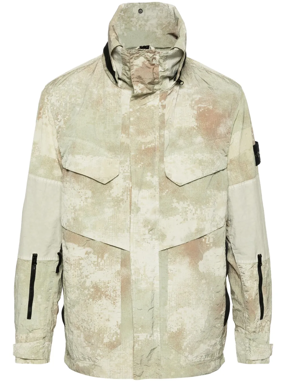 

Куртка с капюшоном и нашивкой Compass Stone Island, зеленый