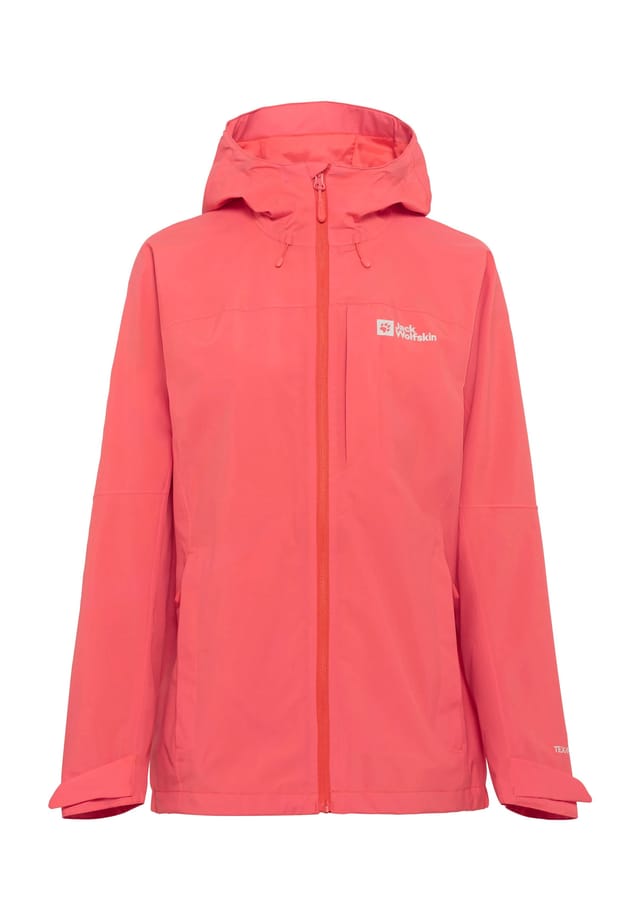 

Куртка переходная "Tempest 2" капюшон Jack Wolfskin, красный