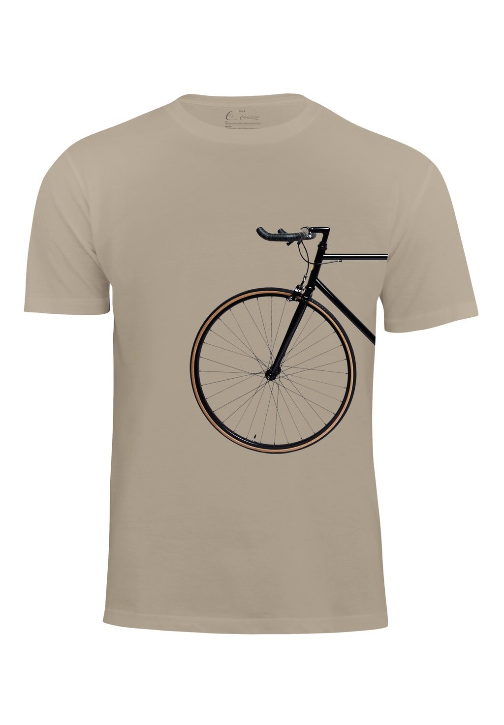 

Футболка с принтом BIKE LOVER VORDERRAD Cotton Prime, бежевый