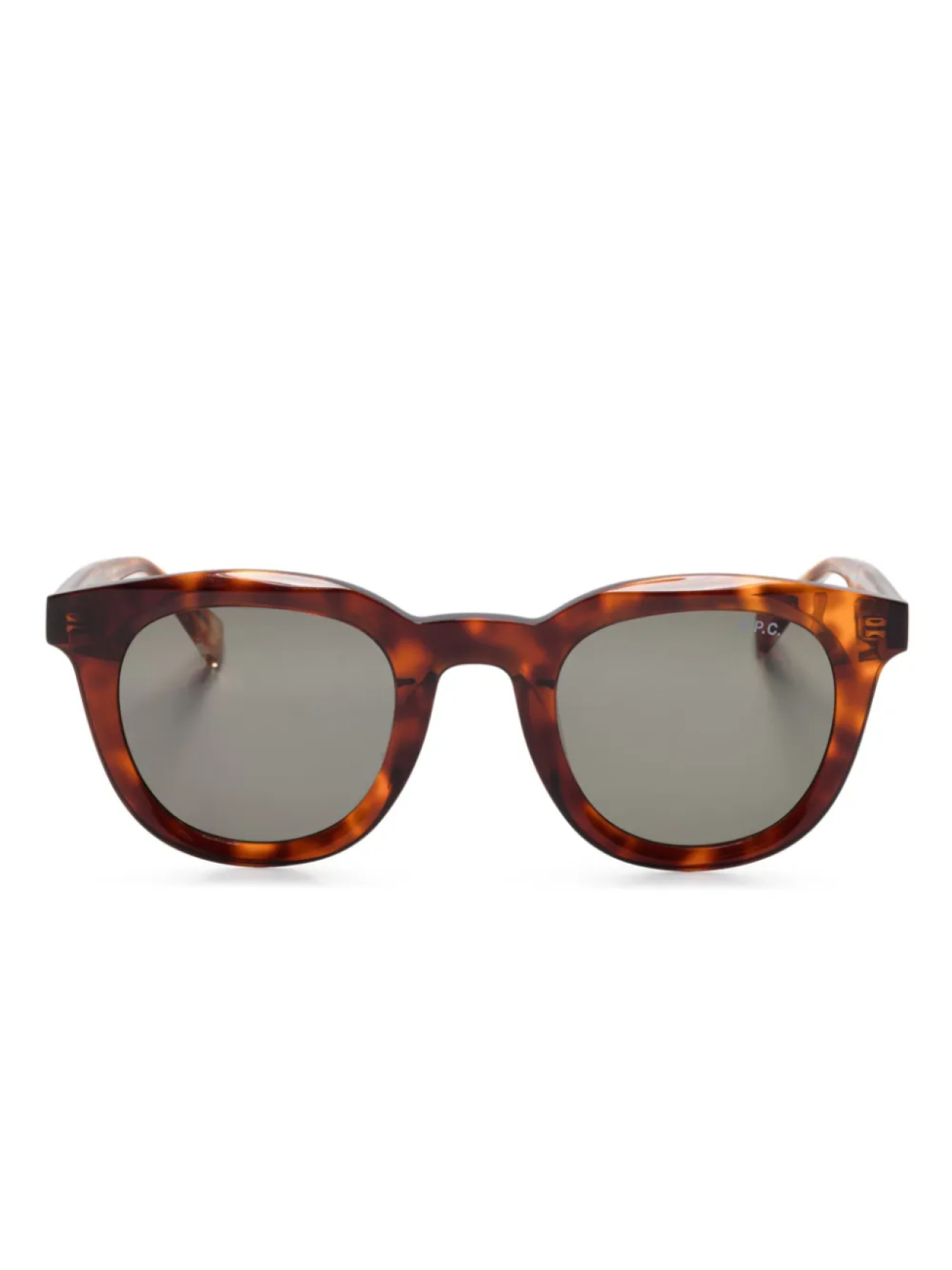

A.P.C. солнцезащитные очки Lou, коричневый
