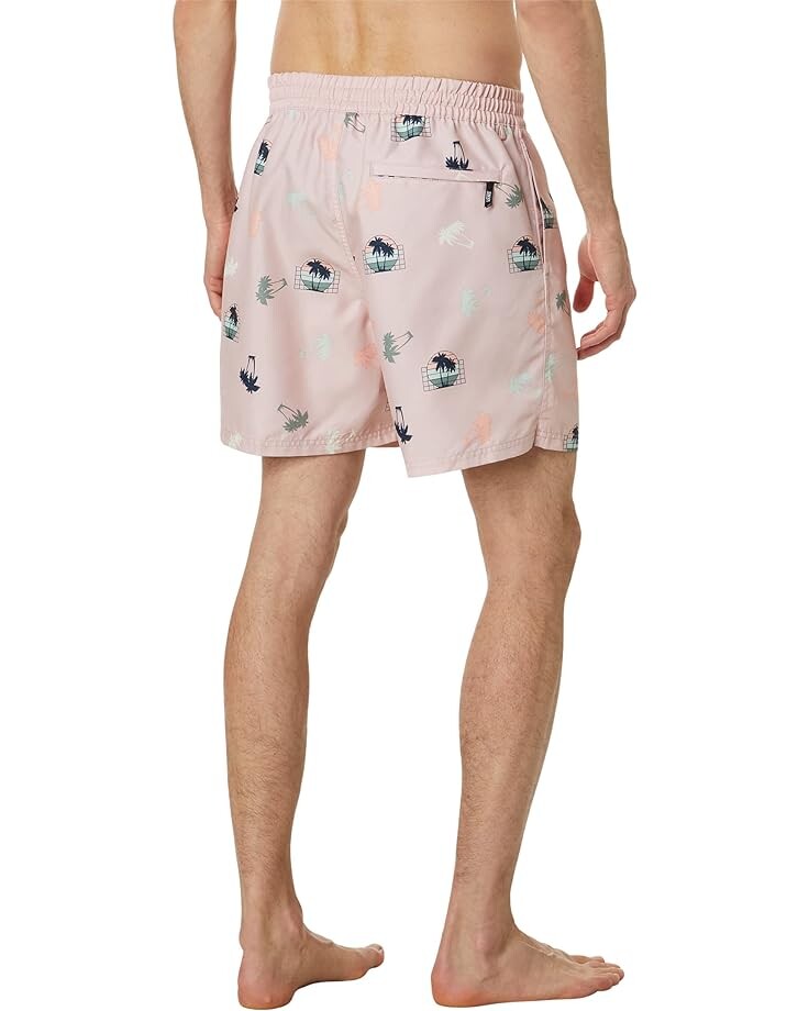 

Шорты для плавания Vans Primary Print Elastic 17" Boardshorts, цвет Rose Smoke