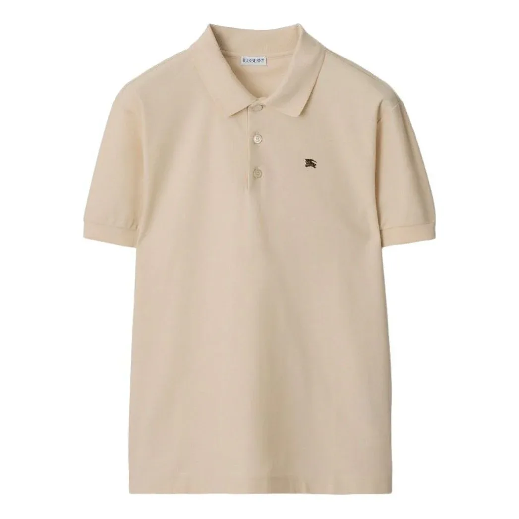 Поло Burberry 25 Metal EKD, хлопок, Clam бежевый