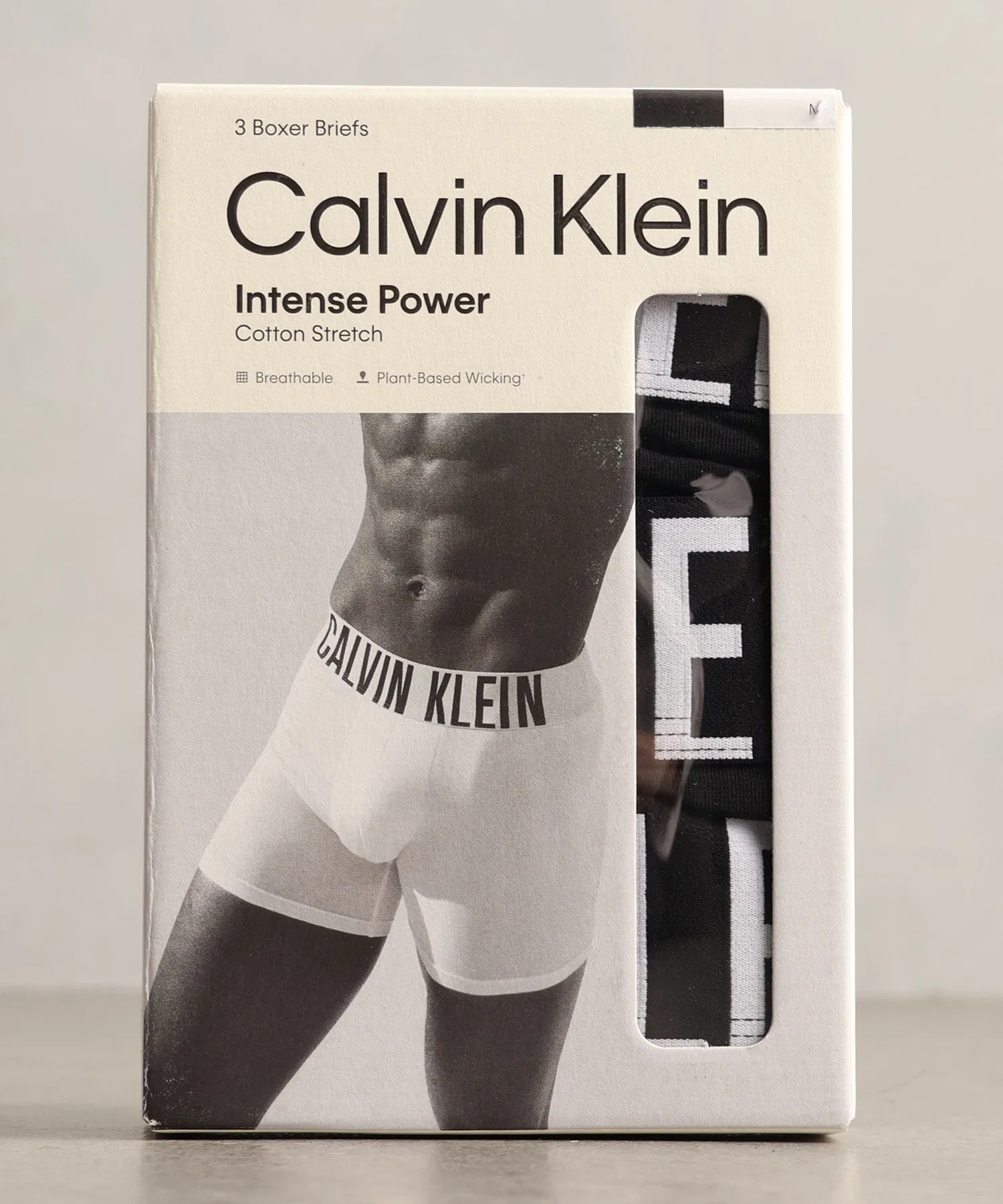 【Calvin Klein】Боксерские шорты с логотипом One Point, комплект из 3 штук — фото 2