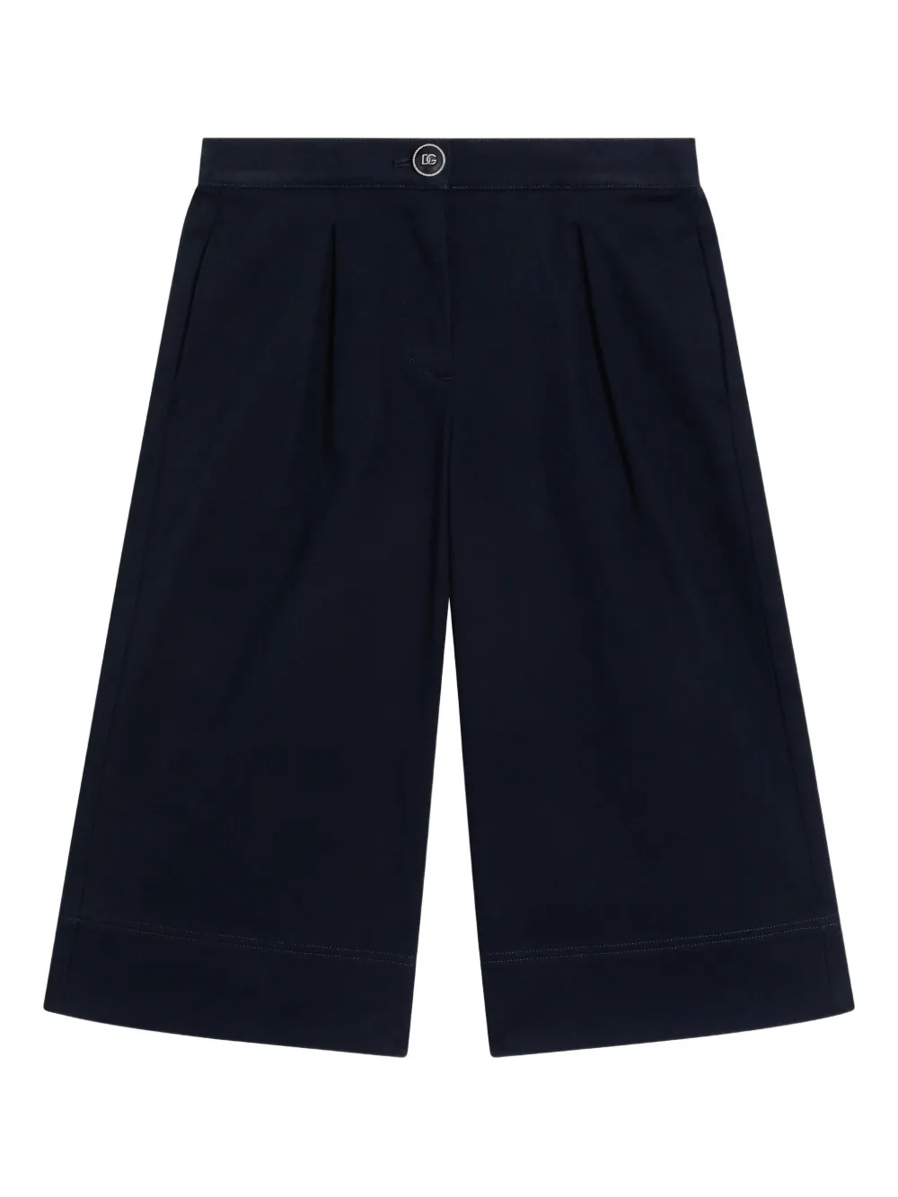 

Широкие брюки со складками Dolce & Gabbana Kids, синий