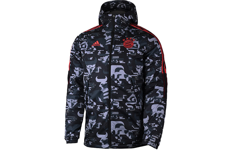 

Стеганая куртка FC Bayern мужская черная Adidas, черный