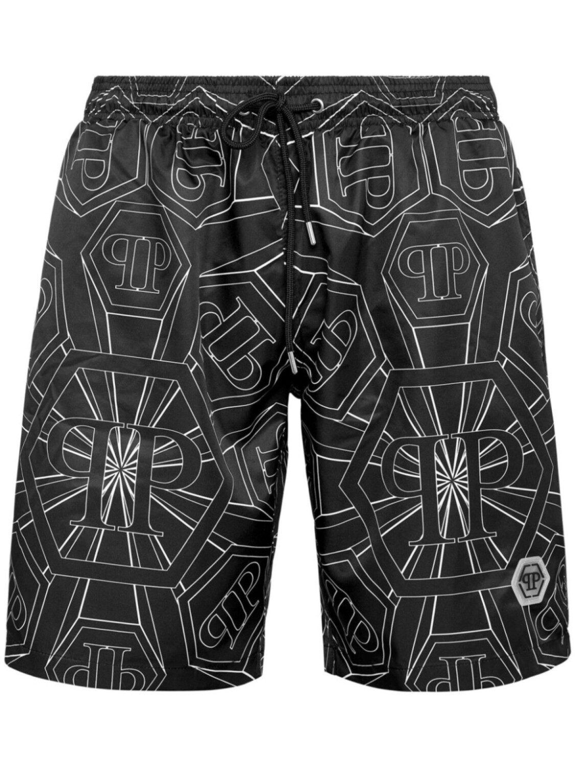 

Шорты для плавания с монограммой Philipp Plein, черный