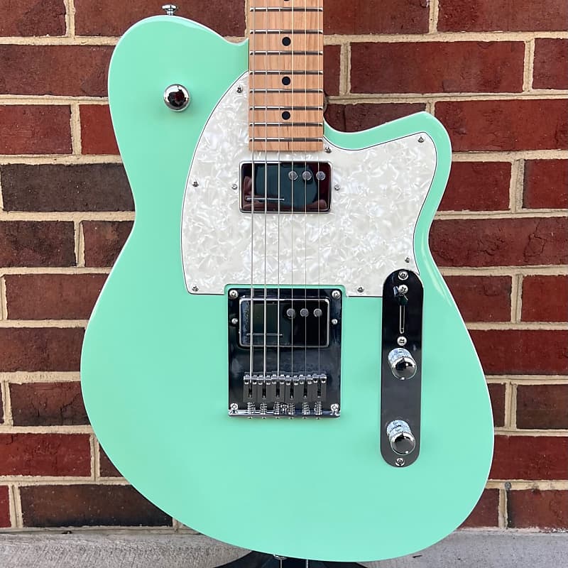 

Электрогитара Reverend Crosscut, Oceanside Green, Korina Body, Roasted Maple Neck and Fretboard, Locking Tuners