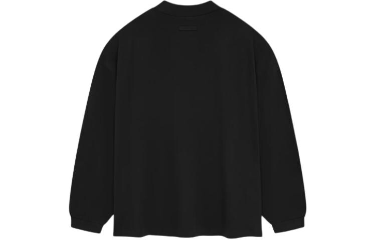 Хлопковая толстовка с логотипом Fear Of God Essentials, черный — фото 2
