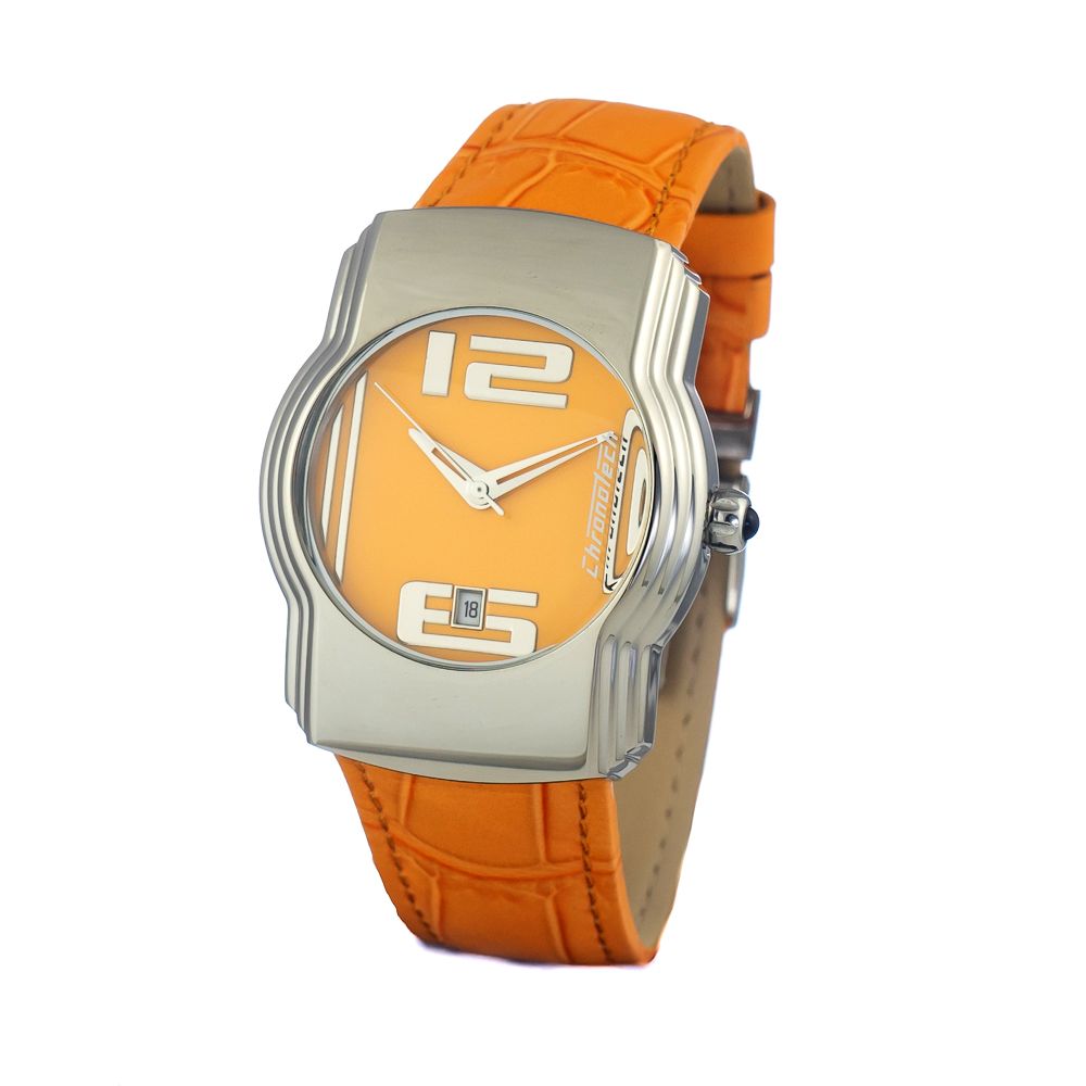 

Женские часы Chronotech Leather, оранжевый