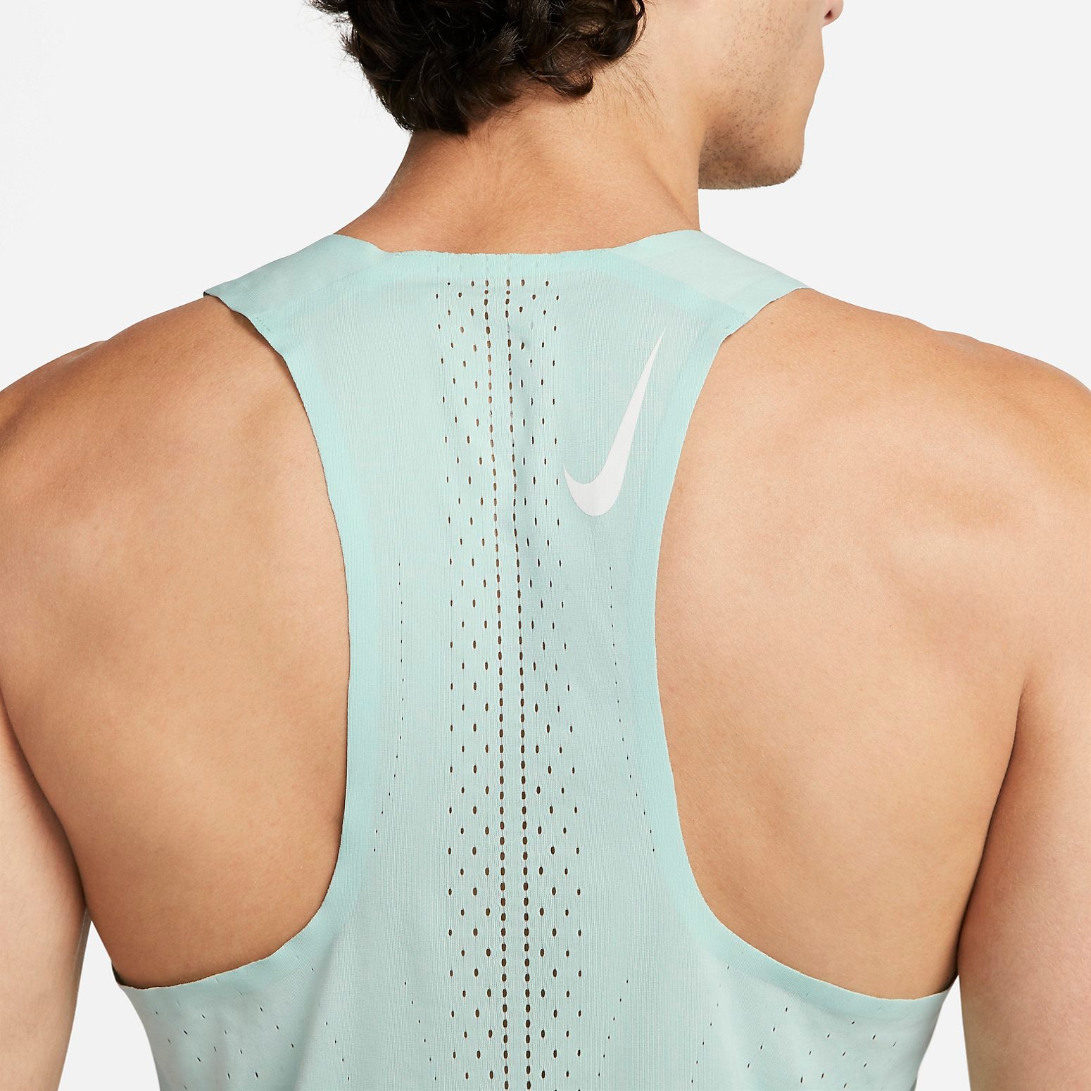 Майка Nike ADV Aeroswift Dri-FIT Racing Singlet Slim 'Jade Ice' — фото 3