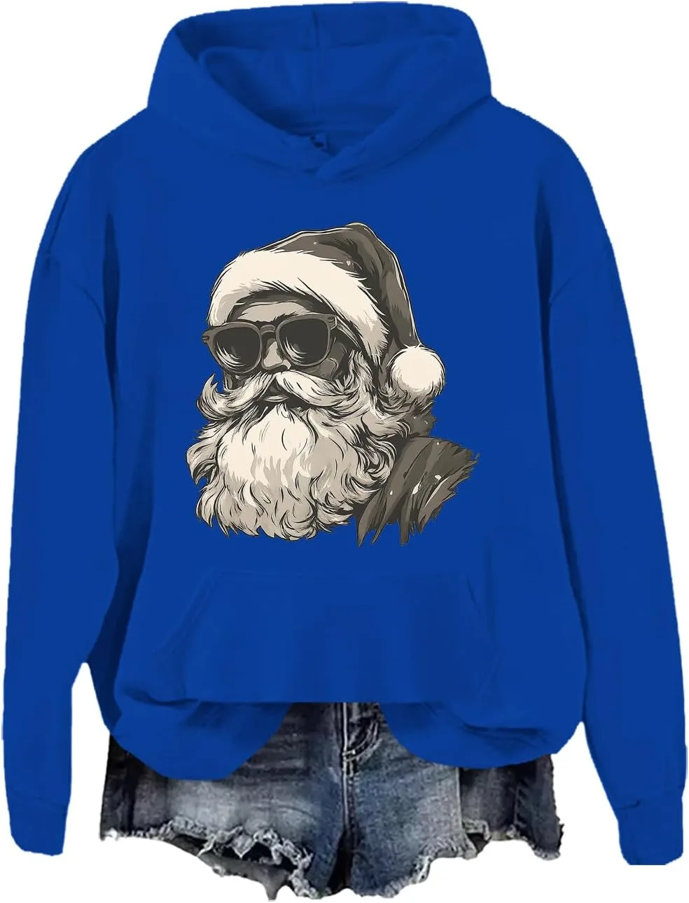 

Толстовка с Санта Клаусом и очками