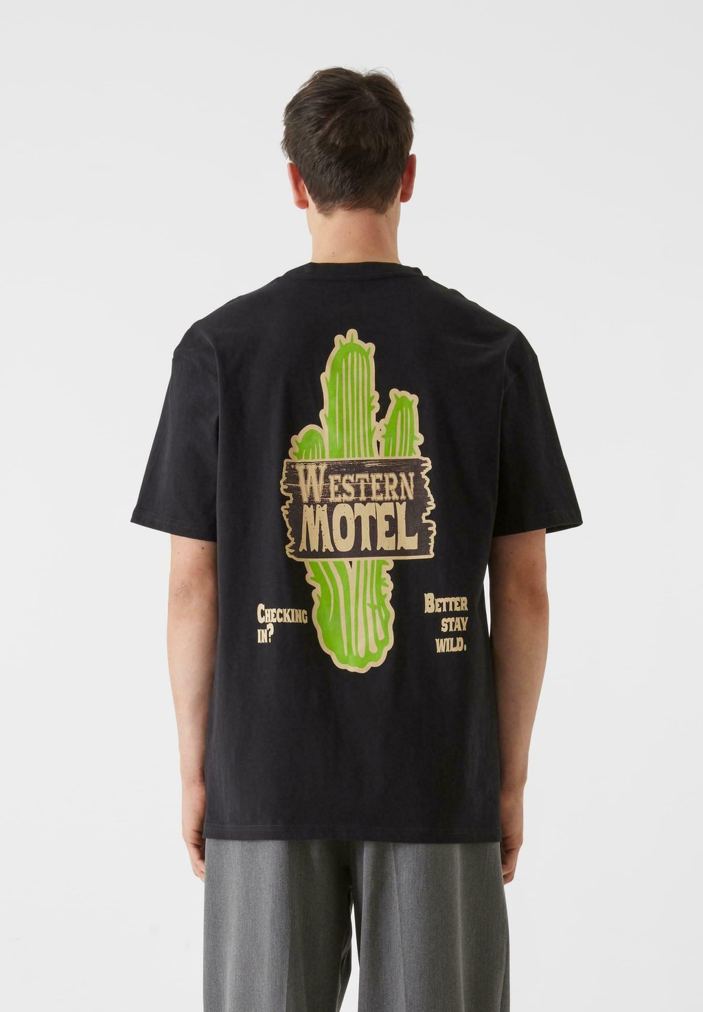 

Футболка с принтом WESTERN MOTEL Lost Youth, черный