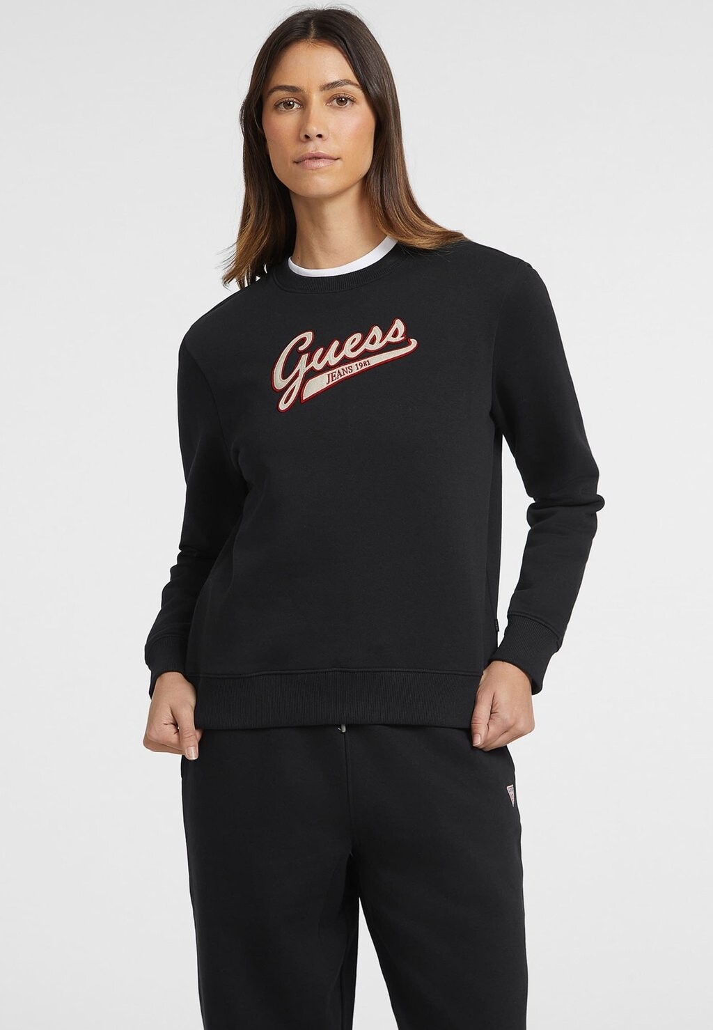 

Толстовка SCRIPT Guess Jeans, черный