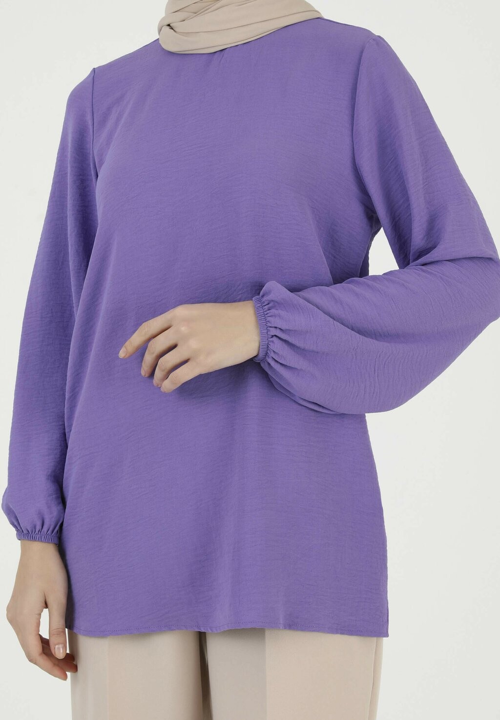 

Туника REFKA CASUAL Modanisa, темно-фиолетовый