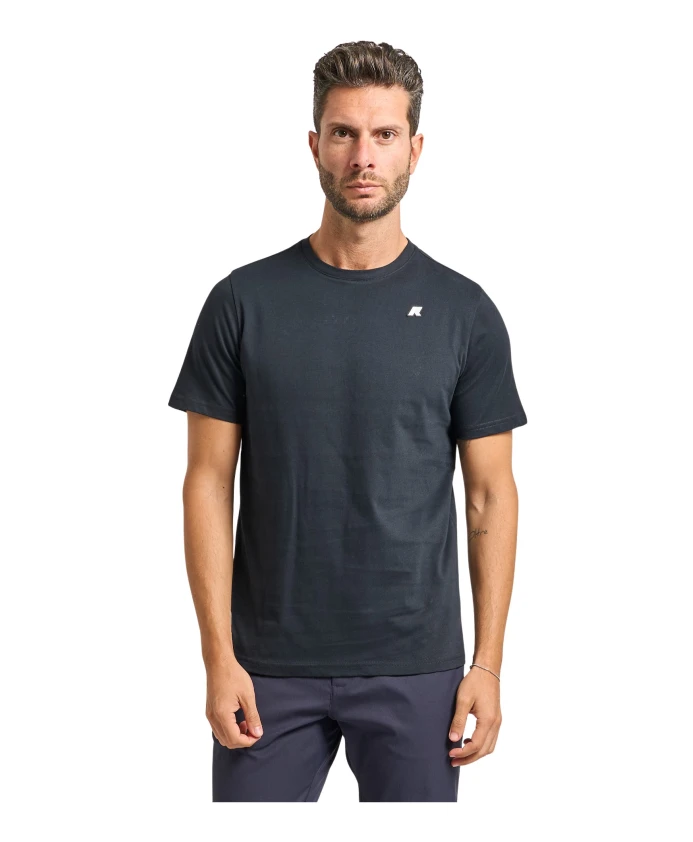 

Мужская базовая футболка с круглым вырезом K-Way, черный