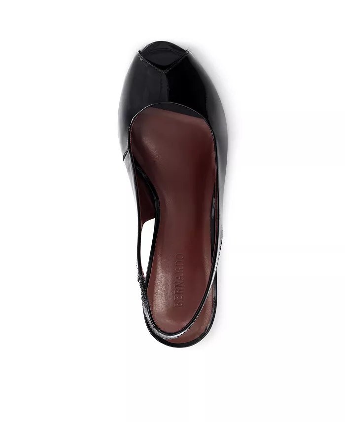 Бернардо Аделл Туфли-лодочки с открытым мысом Bernardo Footwear, черный — фото 2