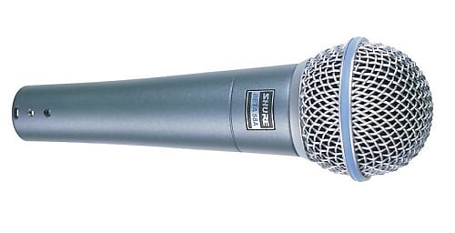 

Кардиоидный динамический вокальный микрофон Shure BETA 58A Handheld Supercardioid Dynamic Microphone