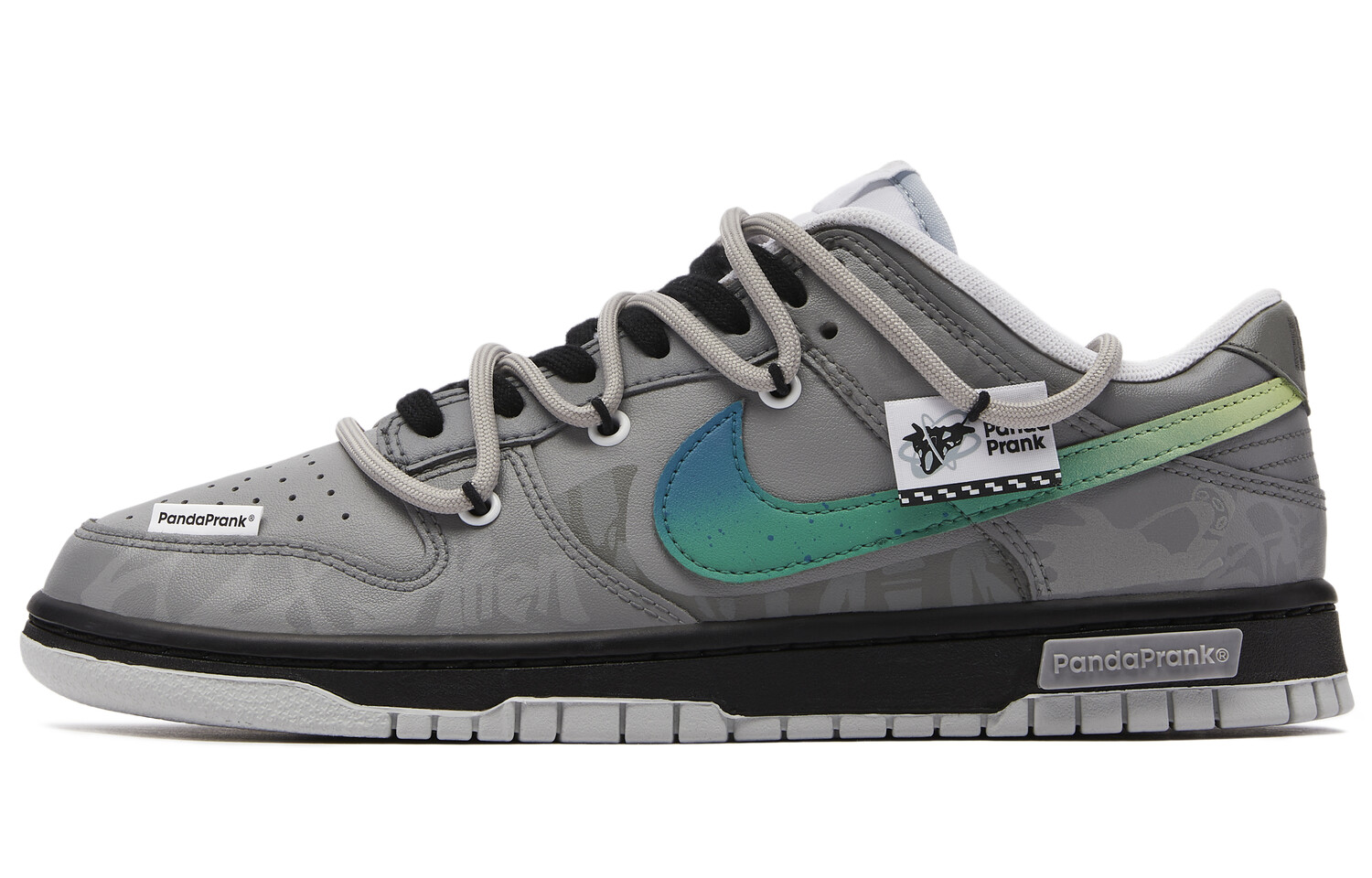 

Кроссовки Nike Dunk Skateboard Shoes Men Low-Top Gray Green